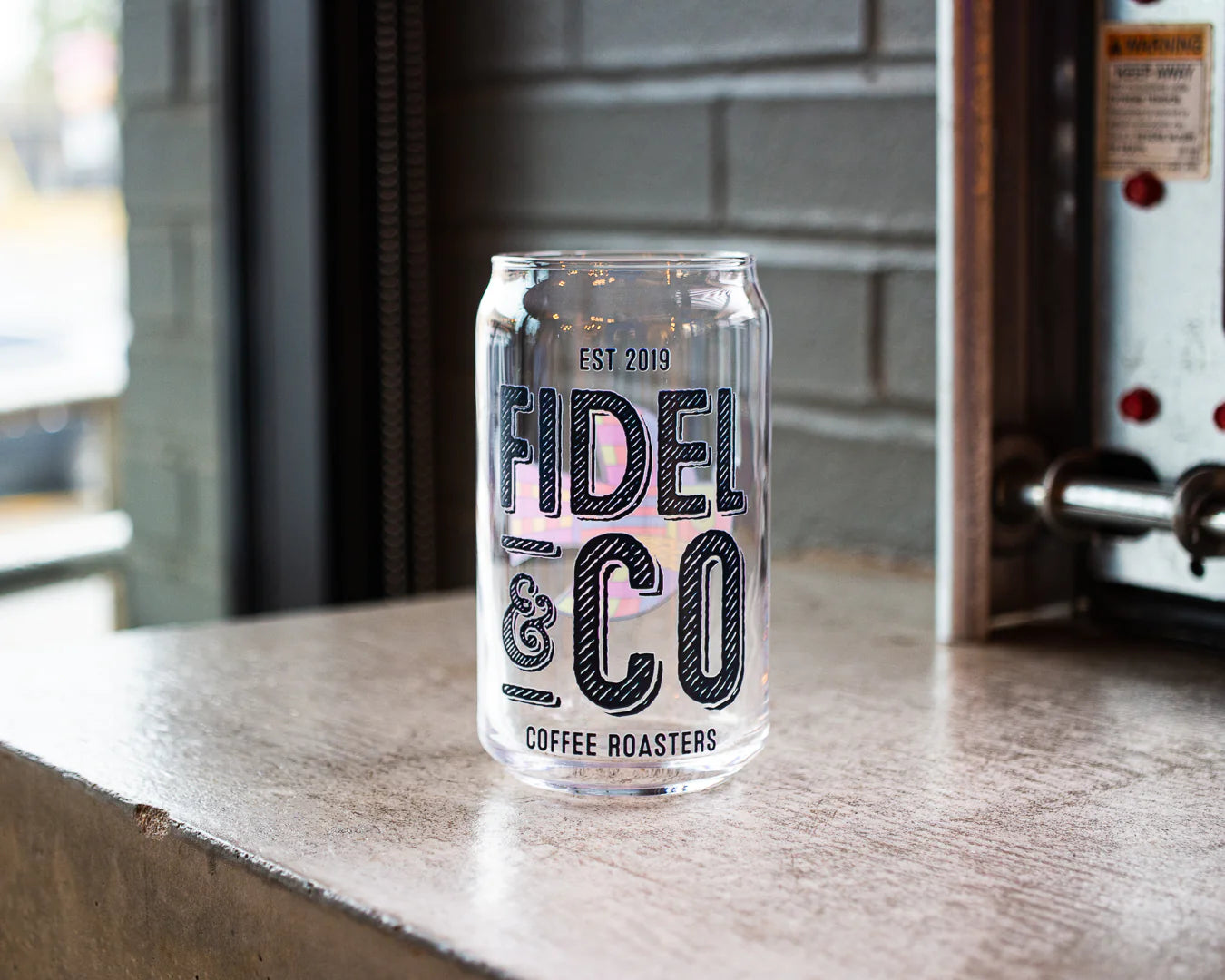 Fidel & Co Beer Can Glass